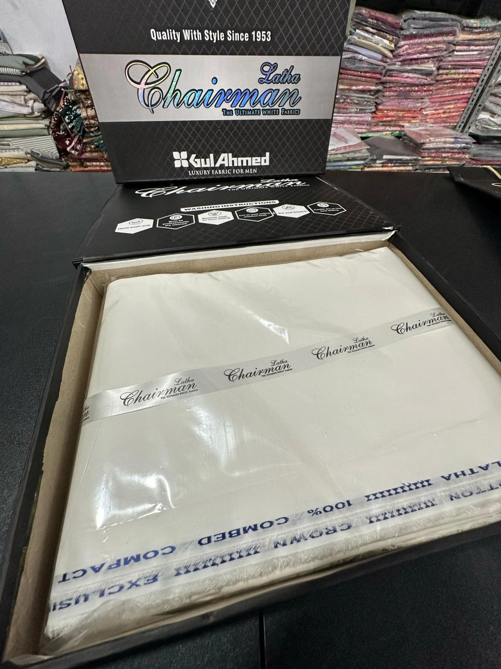 “Chairman Latha – Premium Handcrafted Fabric” - BinFaiz.com.pk