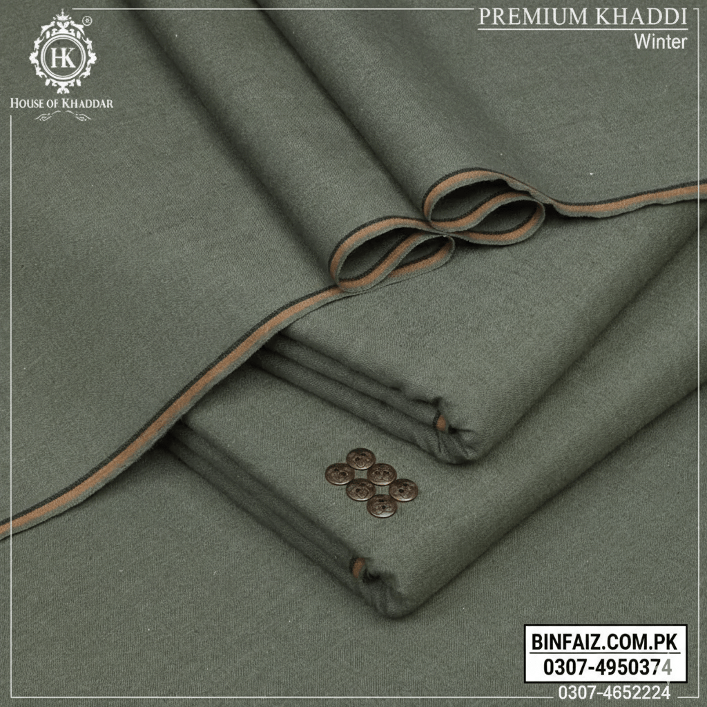 “Premium Khadhar Fabric – Soft & Handwoven” - BinFaiz.com.pk